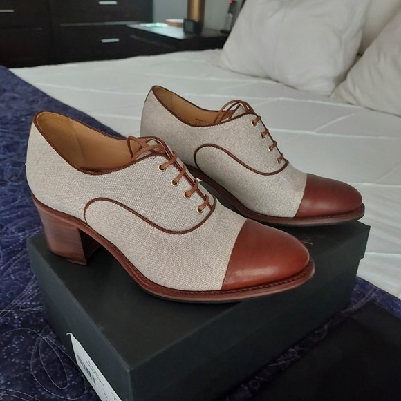 *SOLD*Office of Angela Scott Ms. Maisel heeled oxford 38 - Picture 5 of 12